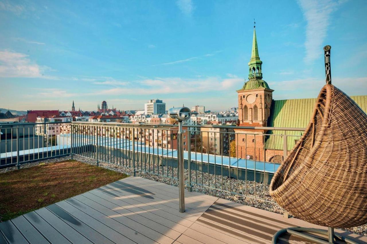 Uroczy Apartament Dlugie Ogrody 48 格但斯克 外观 照片